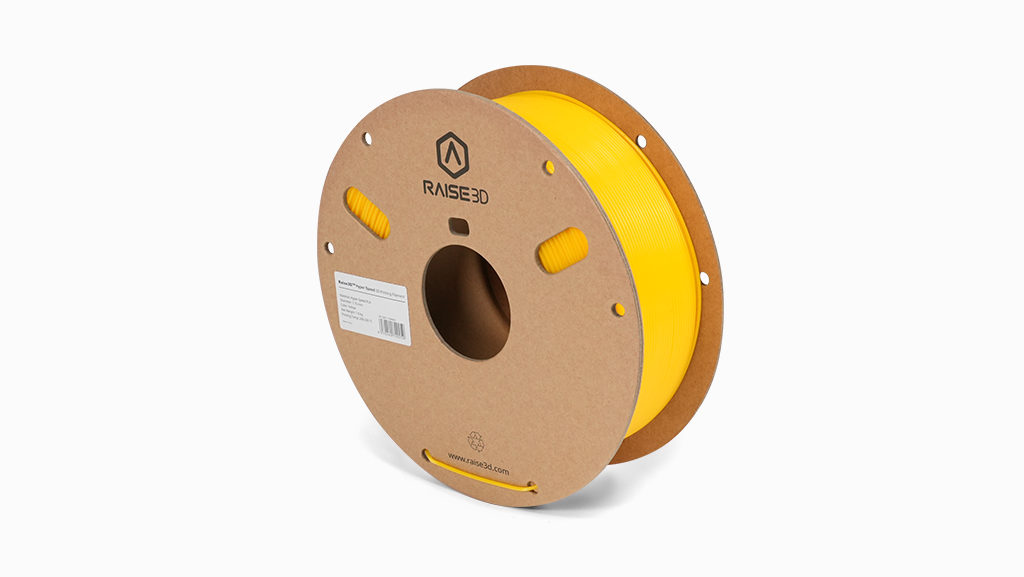 Raise3D-Hyper-Speed-PLA-Filament-Yellow - 1