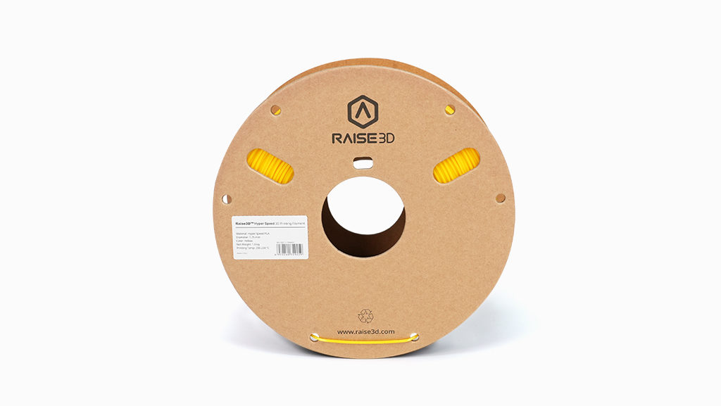 Raise3D-Hyper-Speed-PLA-Filament-Yellow - 2