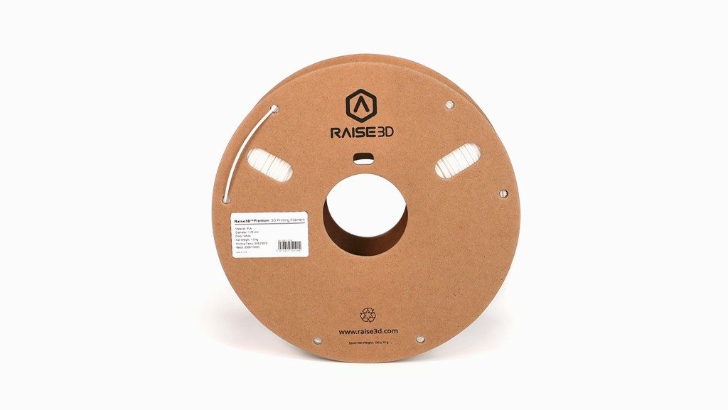 Raise3D PremiumPLA White - 1 Cardboard Spool