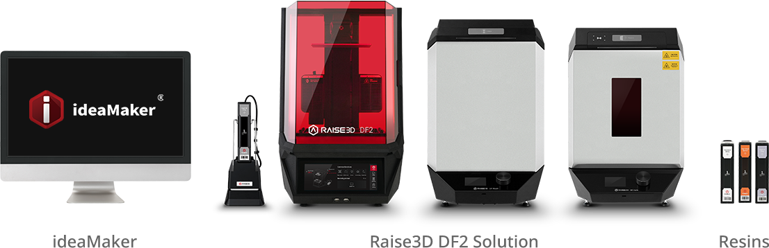 Raise3D DF2 – Resin DLP 3D Printer