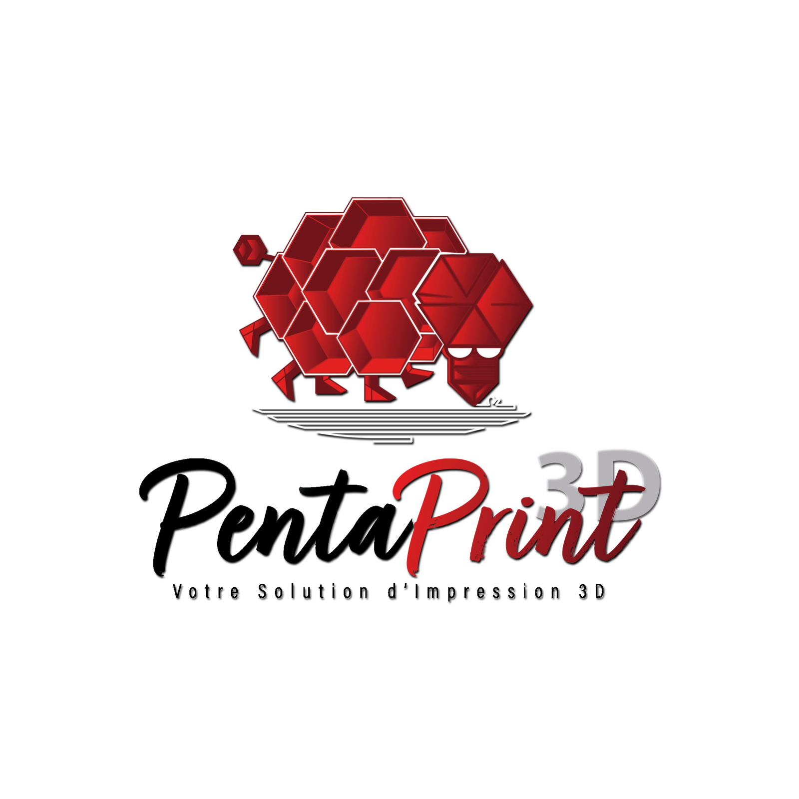 Logo - Black PentaPrint